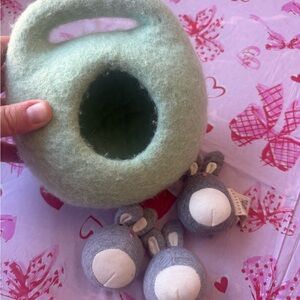 Lovevery felt bunny burrow toy